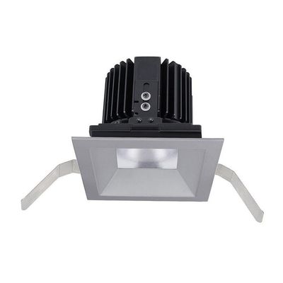 WAC Lighting R4SD1T-S835-HZ Volta - 5.75" 36W 15 3500K 85CRI 1 LED Square Shallow Regressed Trim with LED Light Engine, Haze Finish with Textured Glass