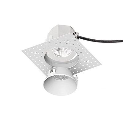WAC Lighting R3ARDL-N827-WT Aether Round Invisible Trim with LED Light Engine Narrow 25 Beam 2700K Warm White