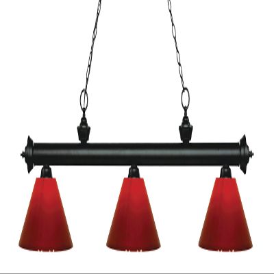 Z-Lite 200-3MB-PRD 3 Billiard Light, Matte Black