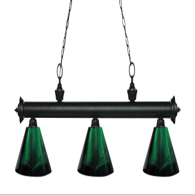 Z-Lite 200-3MB-ARG 3 Billiard Light, Matte Black