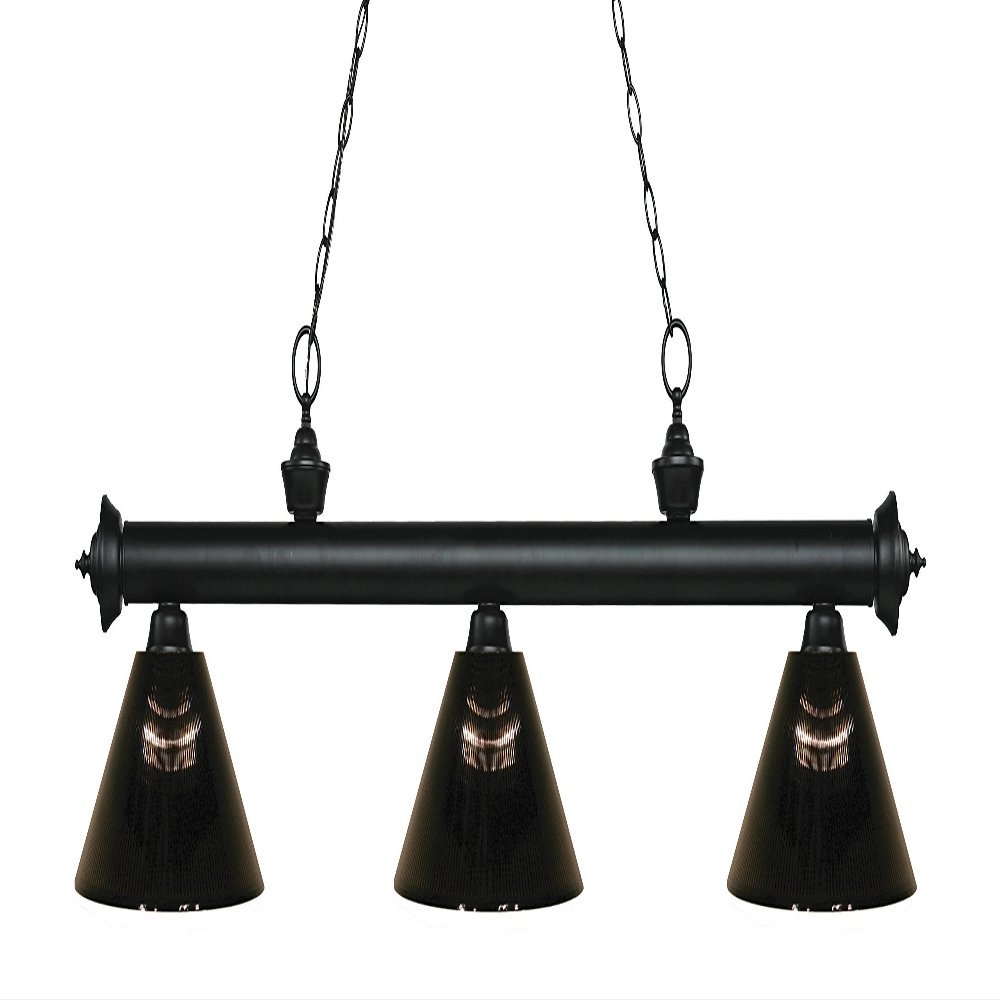 Z-Lite 200-3MB-ARS 3 Billiard Light, Matte Black