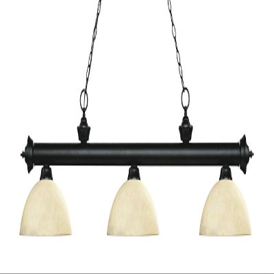Z-Lite 200-3MB-DGM14 3 Billiard Light, Matte Black