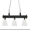 Z-Lite 200-3MB-DWL14 3 Billiard Light, Matte Black view 1