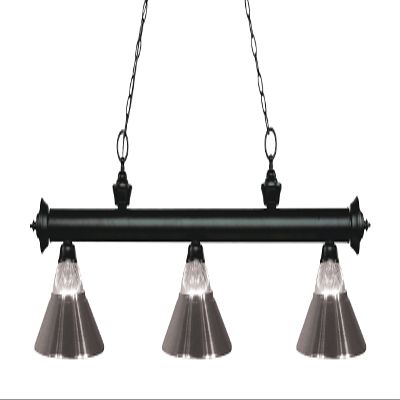 Z-Lite 200-3MB-RBN 3 Billiard Light, Matte Black