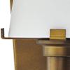 DESIGNERS FOUNTAIN Hyde Park Wall Sconce Light, 8.75 Inch Lighting Fixture for Bedroom, Bathroom and Entryway, Vintage Gold, 87901-VTG view 3