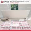 Warming Systems - 15 Sqft Electric Radiant Floor Heating Mat Kit 120V Heated Tile Floor System with UWG5 Programmable Thermostat, Sensor, Installation Monitor & 25 Year Warranty, Made in the USA view 3