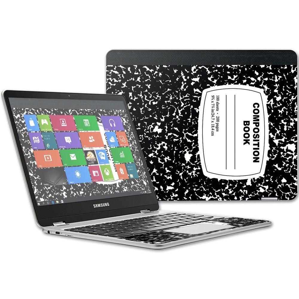 Mightyskins Skin Compatible With Samsung Chromebook Plus 12.3"(2017 - Composition Book | Protective, Durable, And Unique Vinyl Decal Wrap Cover | Easy To Apply, Remove, And Change Styles | Made In The Usa