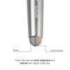 Elzo Capacitive Stylus Pens Premium Metal Slim Combo 4 Pcs Tips for All Touch Screens iPad & Android Tablets DELL/Samsung/HP/Asus/Surface/Samsung/iPhone/LG (Black, Silver, Light Blue & Rose Red) view 2