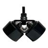 Glide Gear GW100 Video Floor Track Dolly Tripod Swivel Cine Wheels view 3