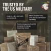 MRE Ready to Eat Meals - Emergency Food Kits, Pack Of 6 w/Entrees, Dessert, Flameless Heater & Accessories  Emergency Meals For Camping Hiking & Other Outdoor Activities view 3