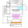 5pcs Taida OLED display screen 128 64 LCD white 0.96 inch view 2