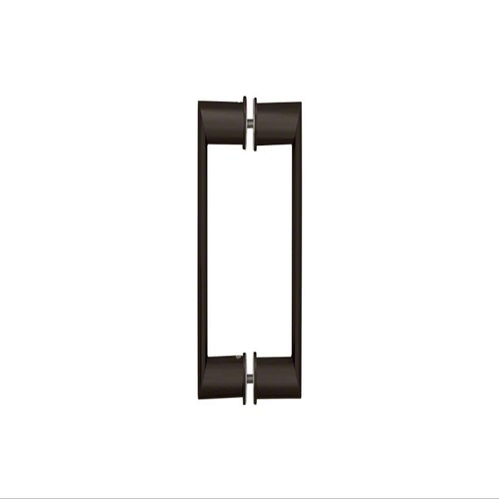 CRL 0R6X60RB 6" Oil Rubbed Bronze Back-to-Back Oval/Round Pull Handle