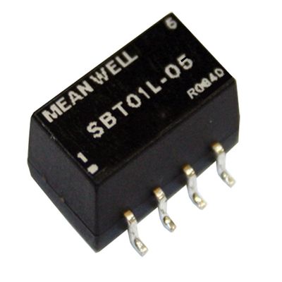 MW Mean Well SBT01L-05 5V 200mA 1W DC-DC Unregulated Single Output Converter