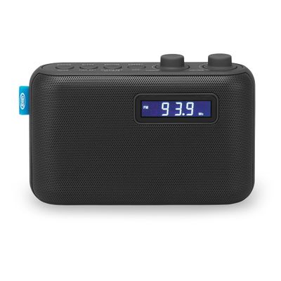 JENSEN SR-50 Portable AM/FM Digital Radio with Telescoping Antenna, Black, SR-50