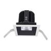 WAC Lighting R4SD1T-F827-BKWT Volta - 5.75" 36W 45 2700K 85CRI 1 LED Square Shallow Regressed Trim with LED Light Engine, Black Haze Finish with Textured Glass view 1