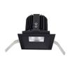 WAC Lighting R4SD1T-F835-BK Volta - 5.75" 36W 45 3500K 85CRI 1 LED Square Shallow Regressed Trim with LED Light Engine, Black Finish with Textured Glass view 2