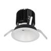 WAC Lighting R4RD2T-N840-WT Volta - 6.39" 36W 25 4000K 85CRI 1 LED Round Regressed Trim with Light Engine, White Finish with Textured Glass view 1