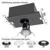 WAC Lighting R4RD2T-N840-WT Volta - 6.39" 36W 25 4000K 85CRI 1 LED Round Regressed Trim with Light Engine, White Finish with Textured Glass view 2