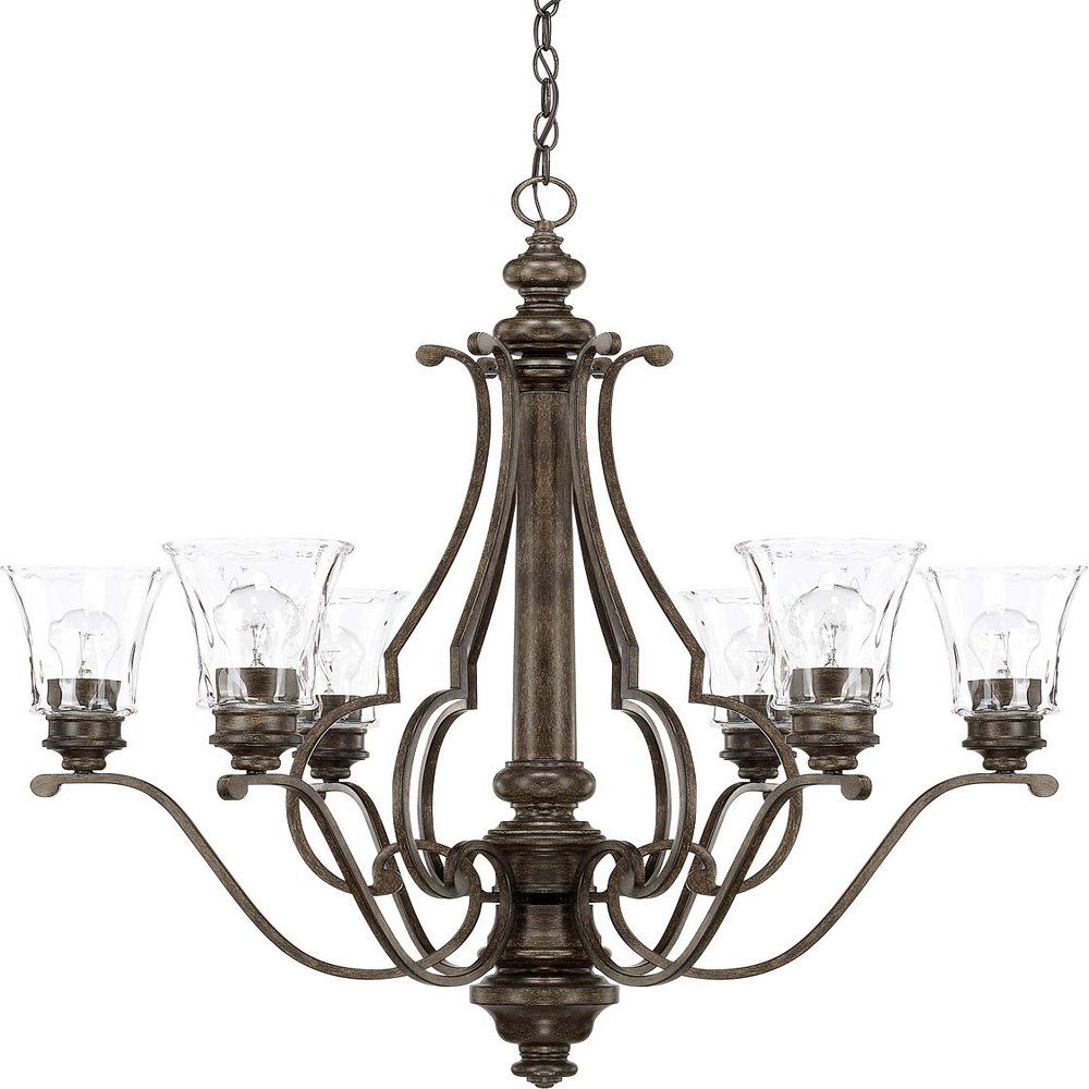 Capital Lighting 417461RB-372 Six Light Chandelier