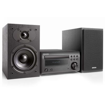 Denon D-M41 Home Theater Mini Amplifier and Bookshelf Speaker Pair