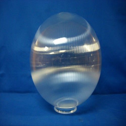 12" Acrylic Round Prismatic Globe Light Fixture Post Lighting Outdoor Street New