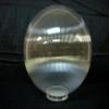 12" Acrylic Round Prismatic Globe Light Fixture Post Lighting Outdoor Street New view 2