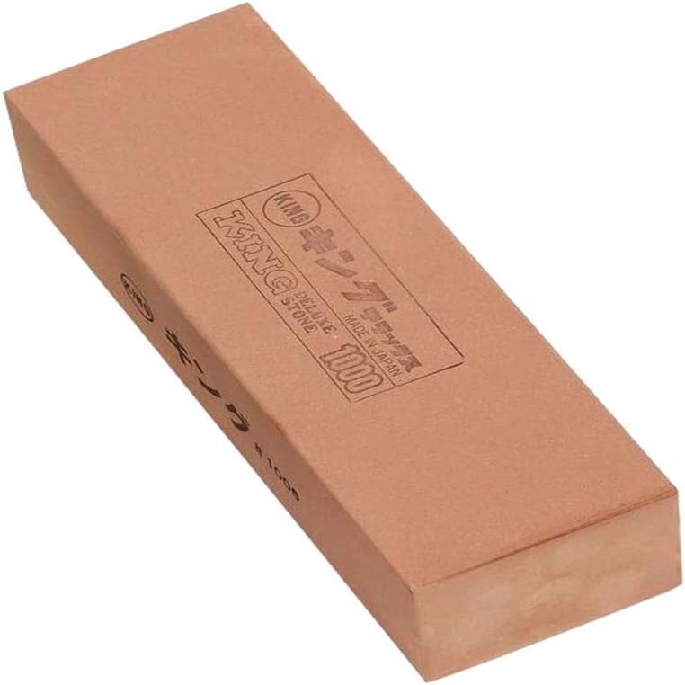 King Medium Grain Sharpening Stone- #1000 - M (8-1/4" (Long) X 2-3/4" (Wide) X 2-1/4" (High)