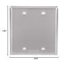 Red Dot 2CCB Device Outlet Box Cover, Blank, 2 Gang, 4-5/8-Inch Width by 4-9/16-Inch Height, Silver, 10-Pack view 2