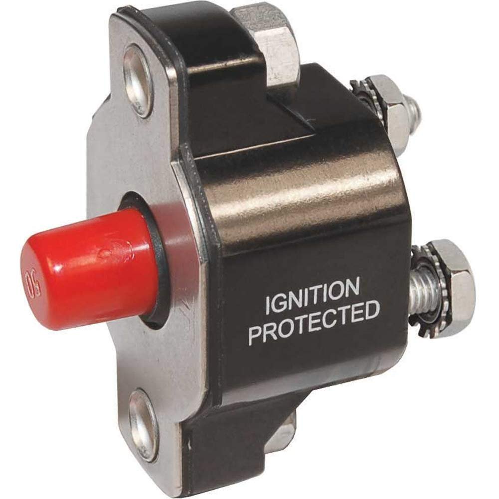 Blue Sea Systems 2139 Circuit Breaker Medium Duty Push Button 20A