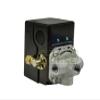 Pressure switch for air compressor made by Furnas / Hubbell 69JF7LY2C 95-125 Four port w/ unloader & on/off lever view 3