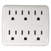 Prime PB801011 6 Outlet Power Tap, White view 1
