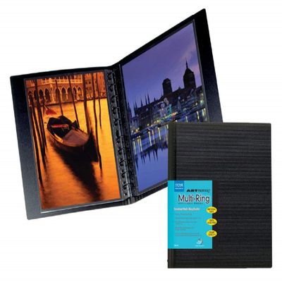 ProFolio by Itoya, ProFolio Multi-Ring Refillable Binder - Landscape, 11 x 8.5 Inches