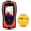 LUCKY Portable Fish Finder Transducer Sonar Sensor 147 Feet Water Depth Finder LCD Screen Echo Sounder Fishfinder with Fish Attractive Lamp for Ice Fishing Sea Fishing view 1