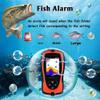 LUCKY Portable Fish Finder Transducer Sonar Sensor 147 Feet Water Depth Finder LCD Screen Echo Sounder Fishfinder with Fish Attractive Lamp for Ice Fishing Sea Fishing view 4