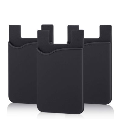 Adhesive Phone Card Holder,Phone Wallet Stick On Card Holder Back of Phone