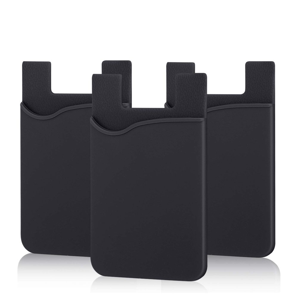 Adhesive Phone Card Holder,Phone Wallet Stick On Card Holder Back of Phone