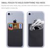 Adhesive Phone Card Holder,Phone Wallet Stick On Card Holder Back of Phone view 3