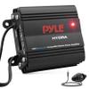 Pyle Auto 2-Channel Marine Amplifier - 200 Watt RMS 4 OHM Full Range Stereo with Wireless Bluetooth & Powerful Prime Speaker - High Crossover HD Music Audio Multi Channel System PLMRMB2CB, Black view 1