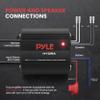 Pyle Auto 2-Channel Marine Amplifier - 200 Watt RMS 4 OHM Full Range Stereo with Wireless Bluetooth & Powerful Prime Speaker - High Crossover HD Music Audio Multi Channel System PLMRMB2CB, Black view 4