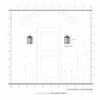 Livex Lighting 20582-04 1-Light Outdoor Wall Lantern, Black view 3