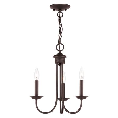Livex Lighting 42683-07 3-Light Chandelier