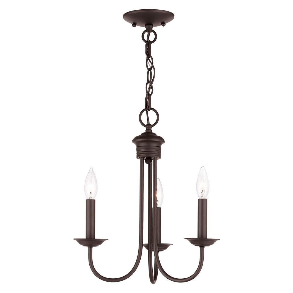 Livex Lighting 42683-07 3-Light Chandelier