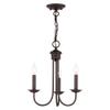 Livex Lighting 42683-07 3-Light Chandelier view 1
