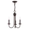 Livex Lighting 42683-07 3-Light Chandelier view 2