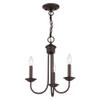 Livex Lighting 42683-07 3-Light Chandelier view 3
