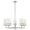 Livex Lighting 40595-07 Harding 5 Light, 26.0" x 25.0" x 28.5", Bronze view 2