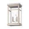 Livex Lighting 20702-91 2-Light Outdoor Wall Lantern, Brushed Nickel view 3