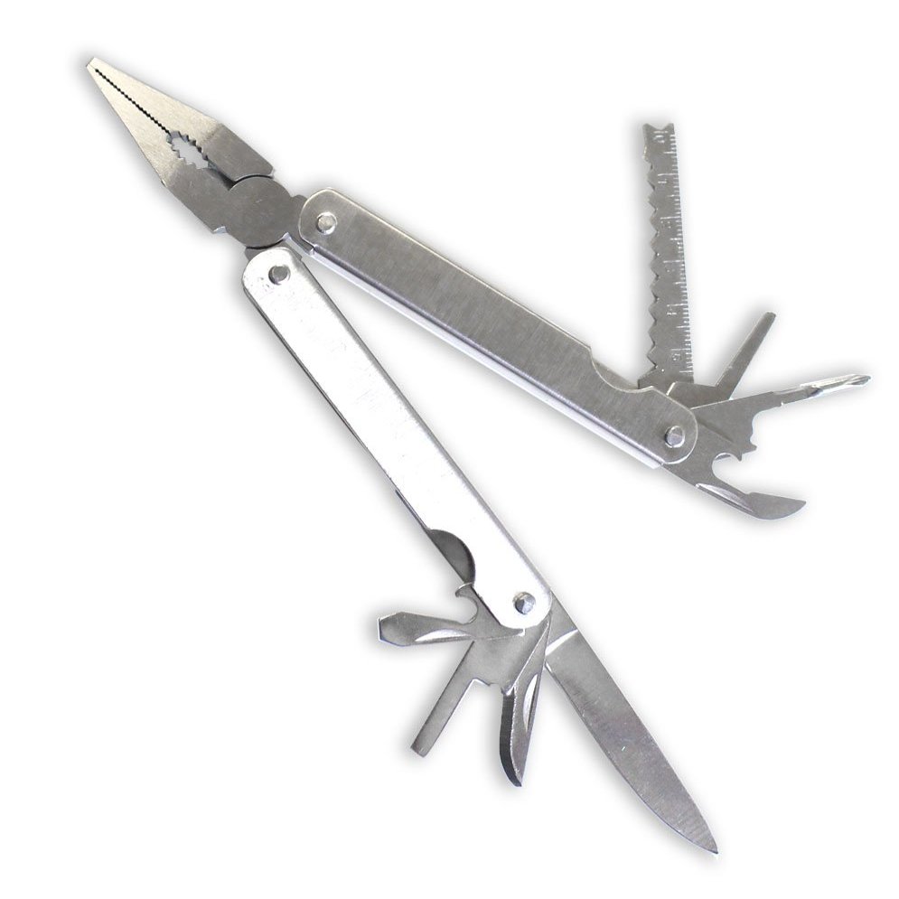 ToolUSA 13-in-1 Stainless Steel Long Nose Pliers Multi-Tool | Compact & Portable | Essential for Outdoor & Everyday Use