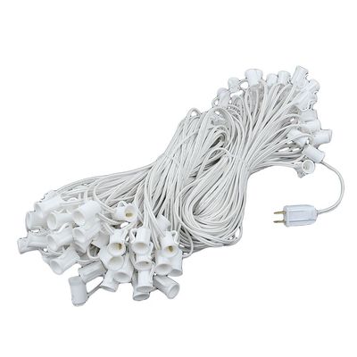 Novelty Lights 200 Foot C7 Outdoor String Light & Christmas Stringer