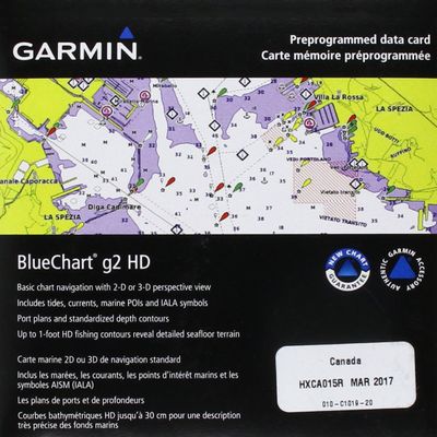Garmin BlueChart g2 Canada Salt/Freshwater Map microSD Card